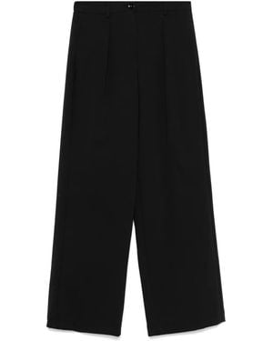 ..,merci Pleat-Detailed Pants - Black