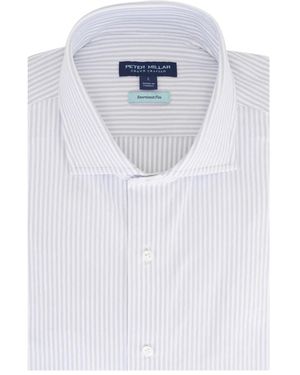 Peter Millar Gestreiftes Hemd - Blau
