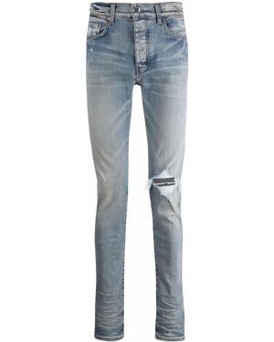 Amiri Distressed Skinny Jeans - Blue