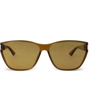 Saint Laurent Sl758 スクエアフレーム サングラス - ナチュラル