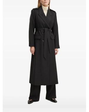 IVY & OAK Colette Belted Trench Coat - Black