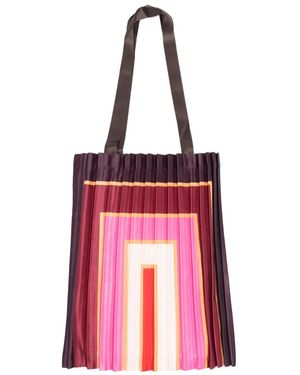 MULTITUDES BAGS Villasimius Pleated Shoulder Bag - Pink