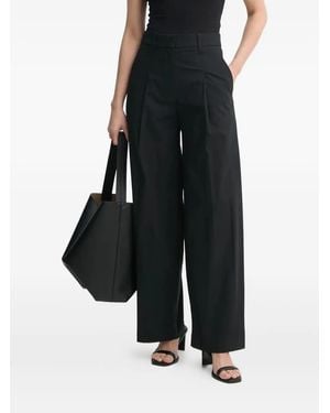 A.L.C. Pantalones anchos con pinzas - Negro