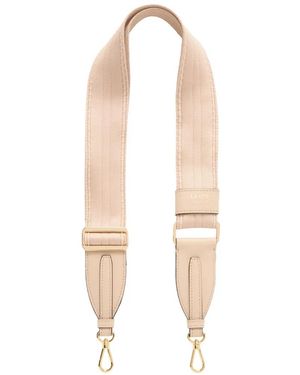 Lancel Bcbg Logo Bag Strap - White