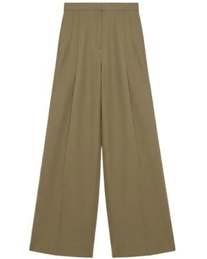 Jil Sander Pleat-Detail Pants - Green