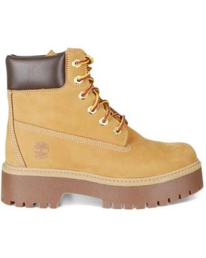 Timberland Stone Street Waterproof Platform Boots - Natural