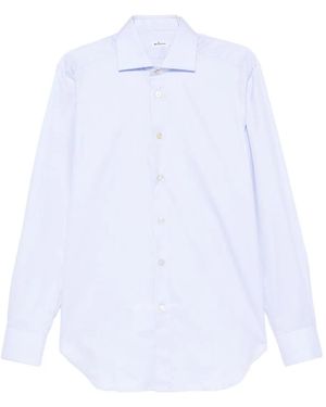 Kiton Langärmeliges Hemd - Weiß