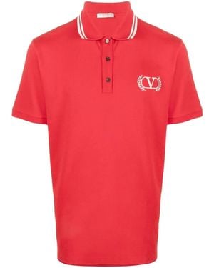 Valentino Garavani Embroidered Vlogo Polo Shirt