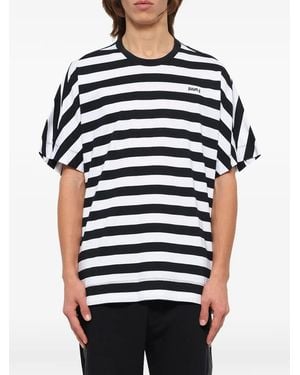 Juun.J Striped T-Shirt - Blue