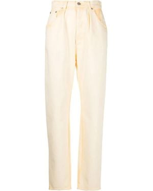 Alberta Ferretti Faded Tapered Jeans - Natural