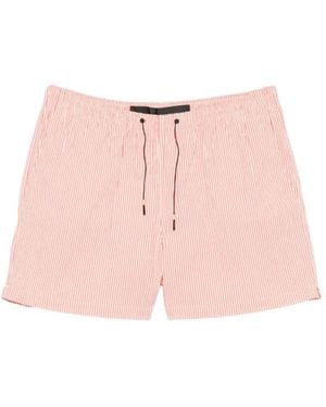 Rrd Costume Da Bagno A Righe Con Coulisse - Rosa