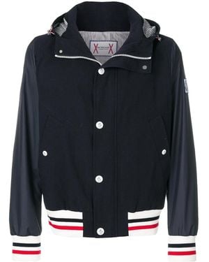 Moncler Varsity Bomber Jacket - Blue