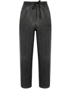 Off-White c/o Virgil Abloh Diagonals Drawstring Jeans - Black