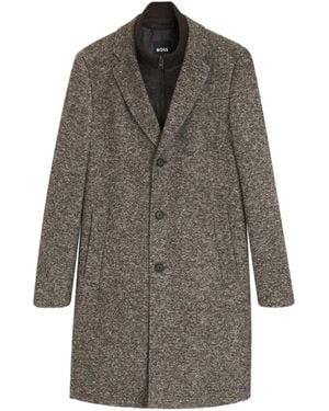 BOSS Abrigo Con Botones - Gris