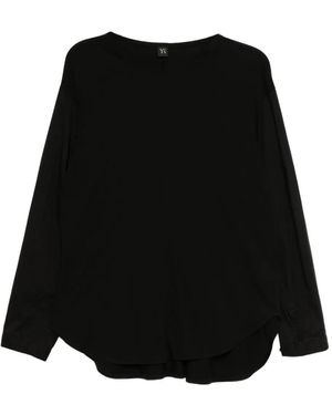 Y's Yohji Yamamoto Cotton T-Shirt - Black