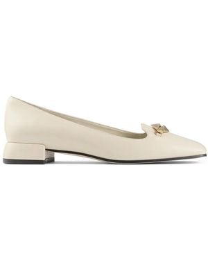 Jimmy Choo Ravi Court Shoes - Natural