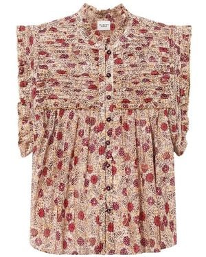 Isabel Marant Dersia Top - Pink