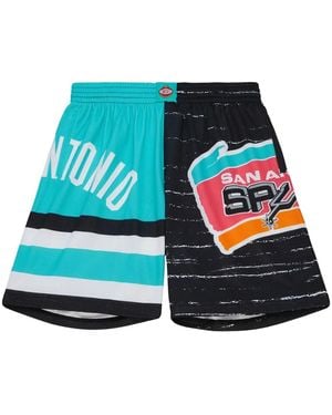 Mitchell & Ness Short San Antonio Spurs Jumbotron 2.0 - Bleu