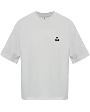 Nike Acg Logo-Patch T-Shirt - White