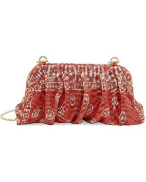 Benedetta Bruzziches Venus Paisley-Print Clutch Bag - Red