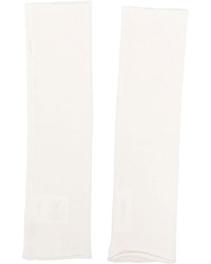 Lisa Yang Aspen Cashmere Fingerless Gloves - White