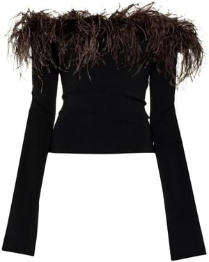 16Arlington Orion Off-Shoulder Top - Black