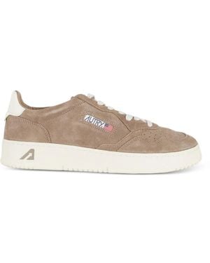 Autry Medalist Suede Trainers - Brown