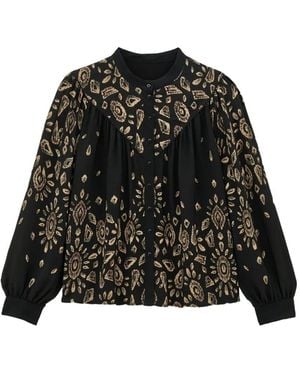 Ba&sh Chemise Brava À Manches Longues - Noir
