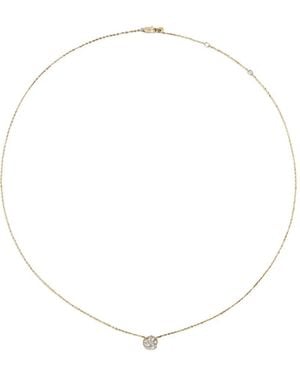 Monica Vinader Mv Siren Solitaire Halskette Mit Diamanten - Weiß