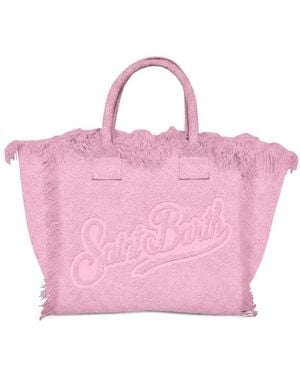 MC2 Saint Barth Colette Fringed-Edge Tote Bag - Pink