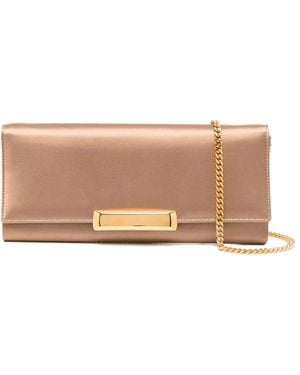 Tom Ford Satin Bar Clutch Bag - Natural