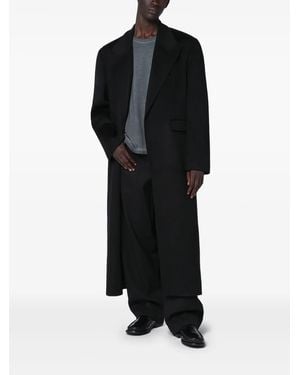 Séfr Tetsu Double-Breasted Coat - Black