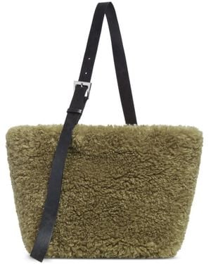 Apparis Esti Bouclette Tote Bag - Green