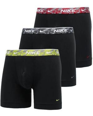 Nike Printed-Waistband Boxers (Set Of Three) - Black
