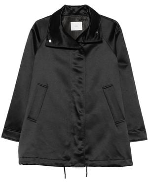 Covert Jacke mit seitlichen Taschen - Schwarz