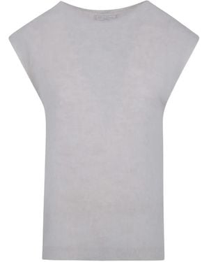 Antonelli Short-Sleeve Sweater - Grey