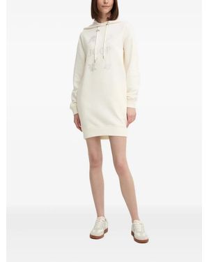 Joop! Vestido con capucha y detalles de cristales - Neutro