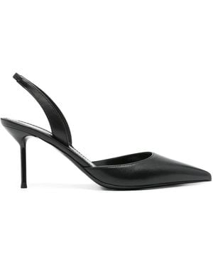 Paris Texas Pumps Lidia Con Cinturino Posteriore 85Mm - Nero