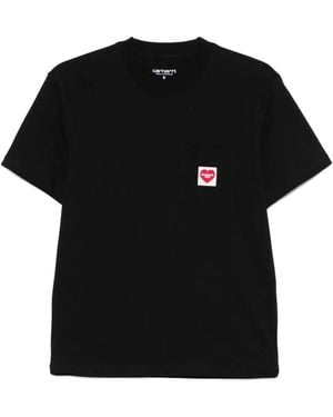 Carhartt ロゴ Tシャツ - ブラック