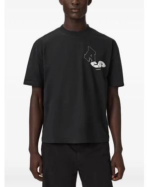 AllSaints Graphic-Print Cotton T-Shirt - Black