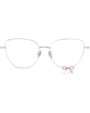 YVMIN Paradise Brille Mit Kristallen - Weiß