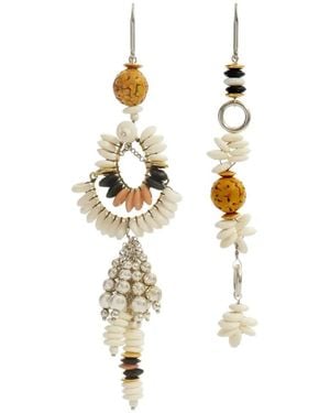 Isabel Marant Pendientes Lyna Con Colgante Asimétrico - Metálico