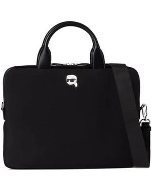 Karl Lagerfeld Ikonik Laptophoes - Zwart