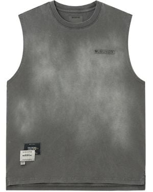 Musium Div. Ärmellose Weste mit Logo-Detail - Grau