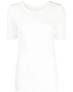 Skall Studio Edie Pointelle Tee - White