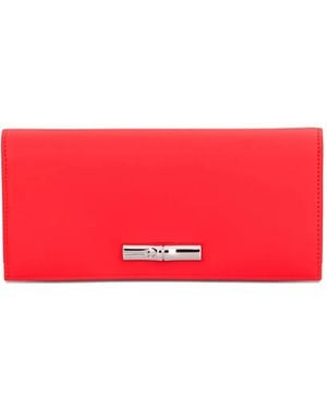 Longchamp Lange Portemonnee - Rood