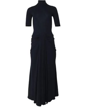 Burc Akyol Robe Vestale En Jersey - Blue