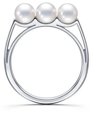 Tasaki Balance Light Pearl Ring - Black