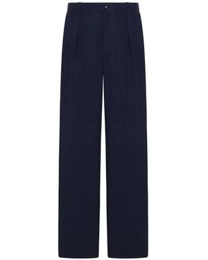 Giorgio Armani Pleated Trousers - Blue