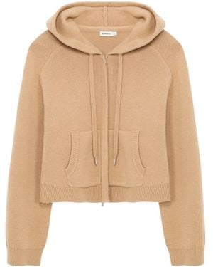 Jonathan Simkhai Kapuzenjacke Mit Reißverschluss - Natur